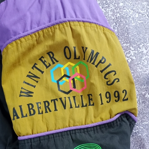 Vintage 1992 Campri Winter Olympics Albertville total Power Colour Block Winter - Picture 4 of 15